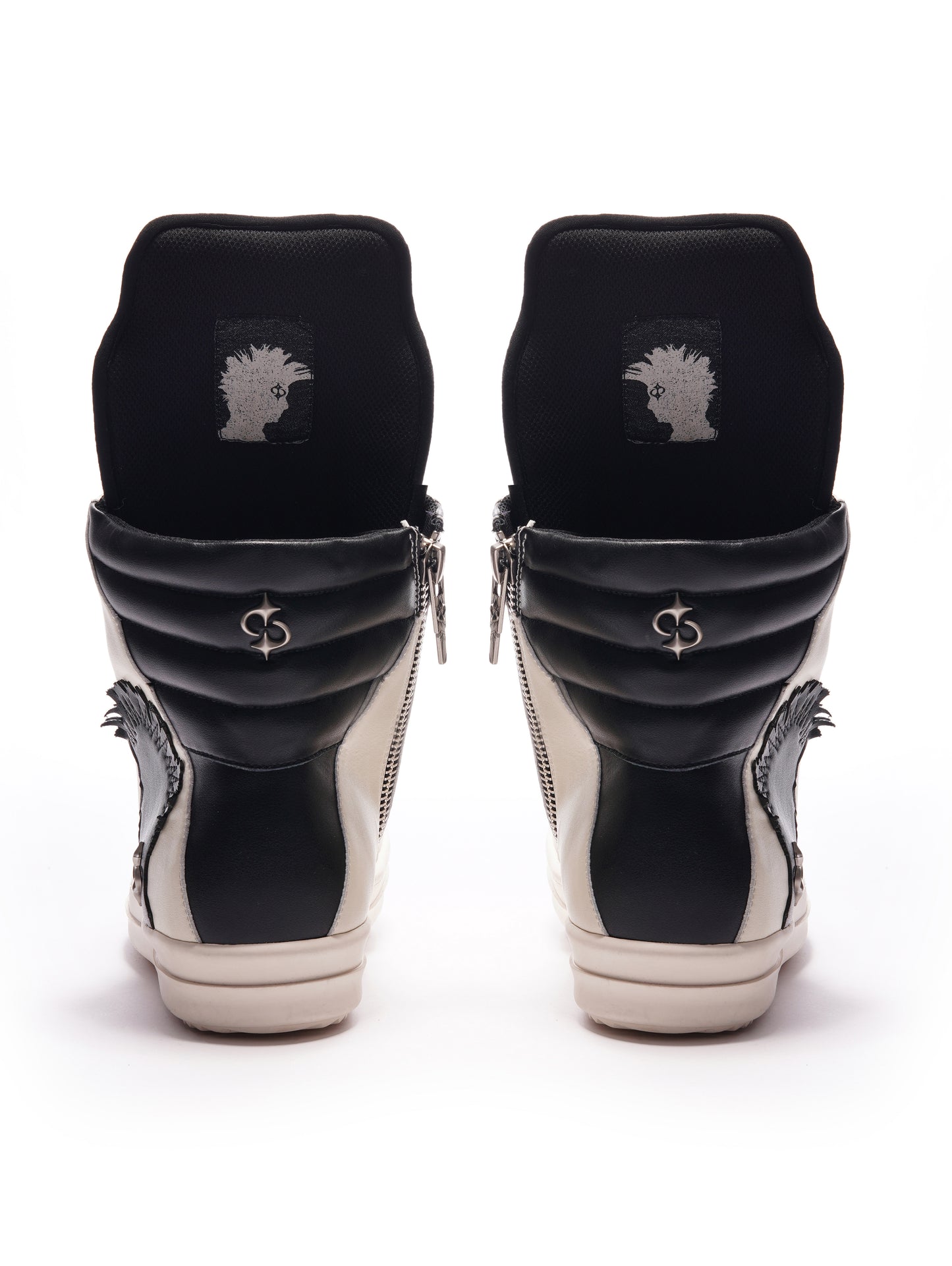 MOHAWK HORSEHAIR BOOTS WHITE
