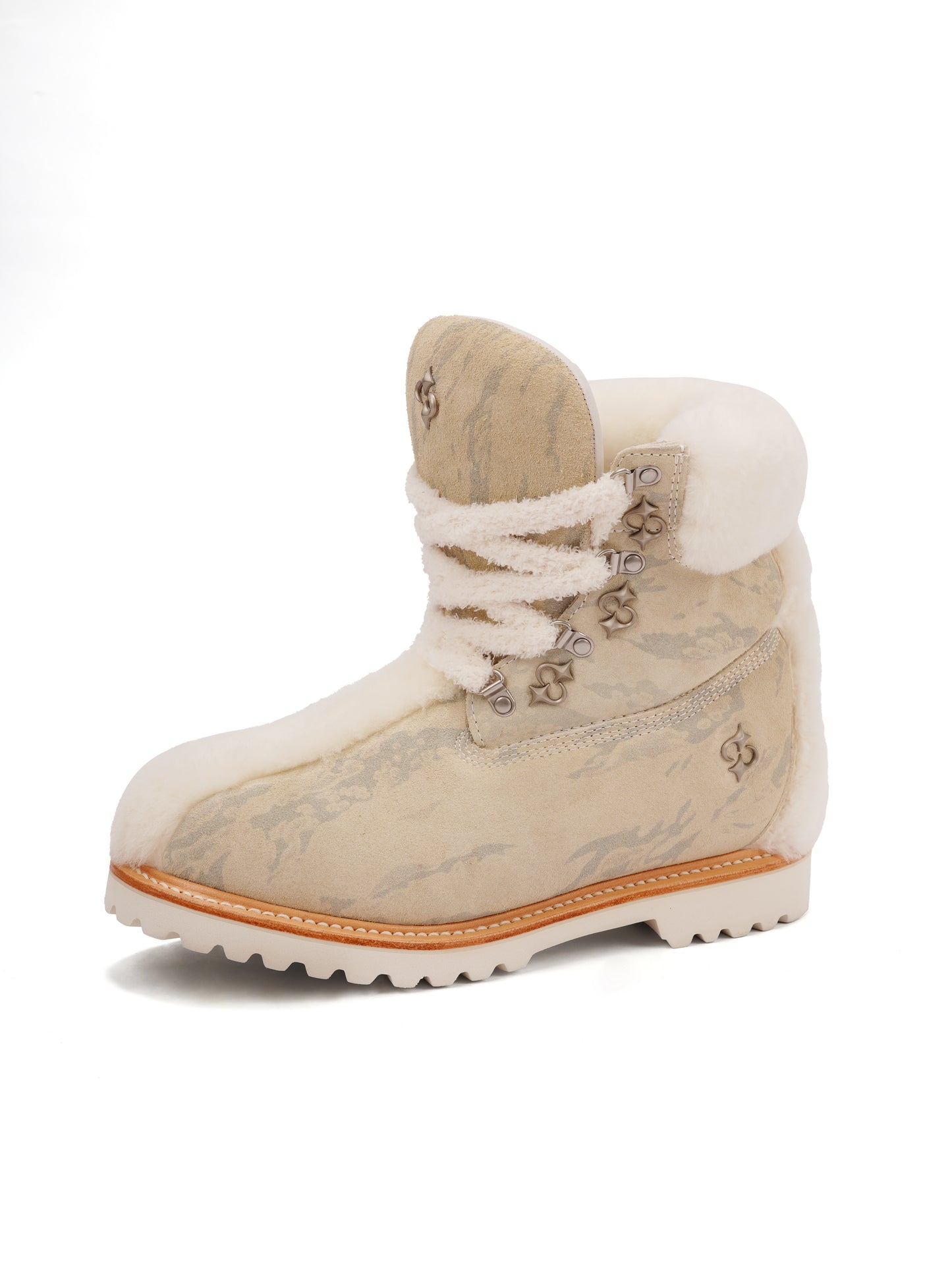 MOHAWK BIG BOOTS WHITE CAMO