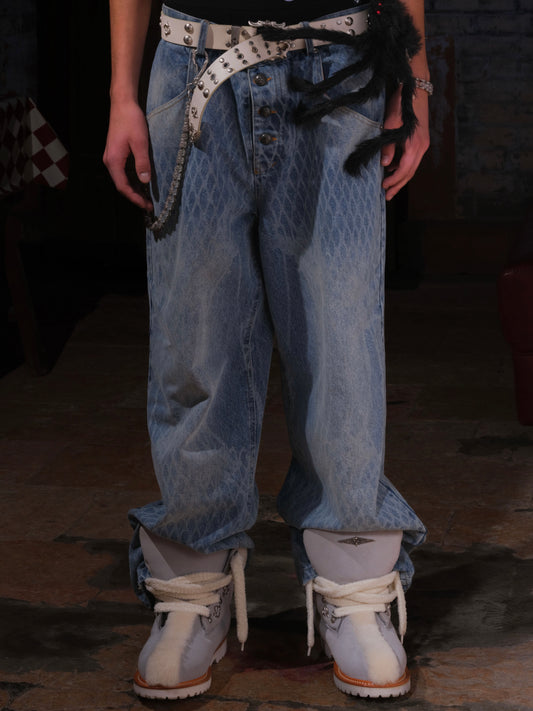 LE LOSANGE SPIDER WEB JEANS