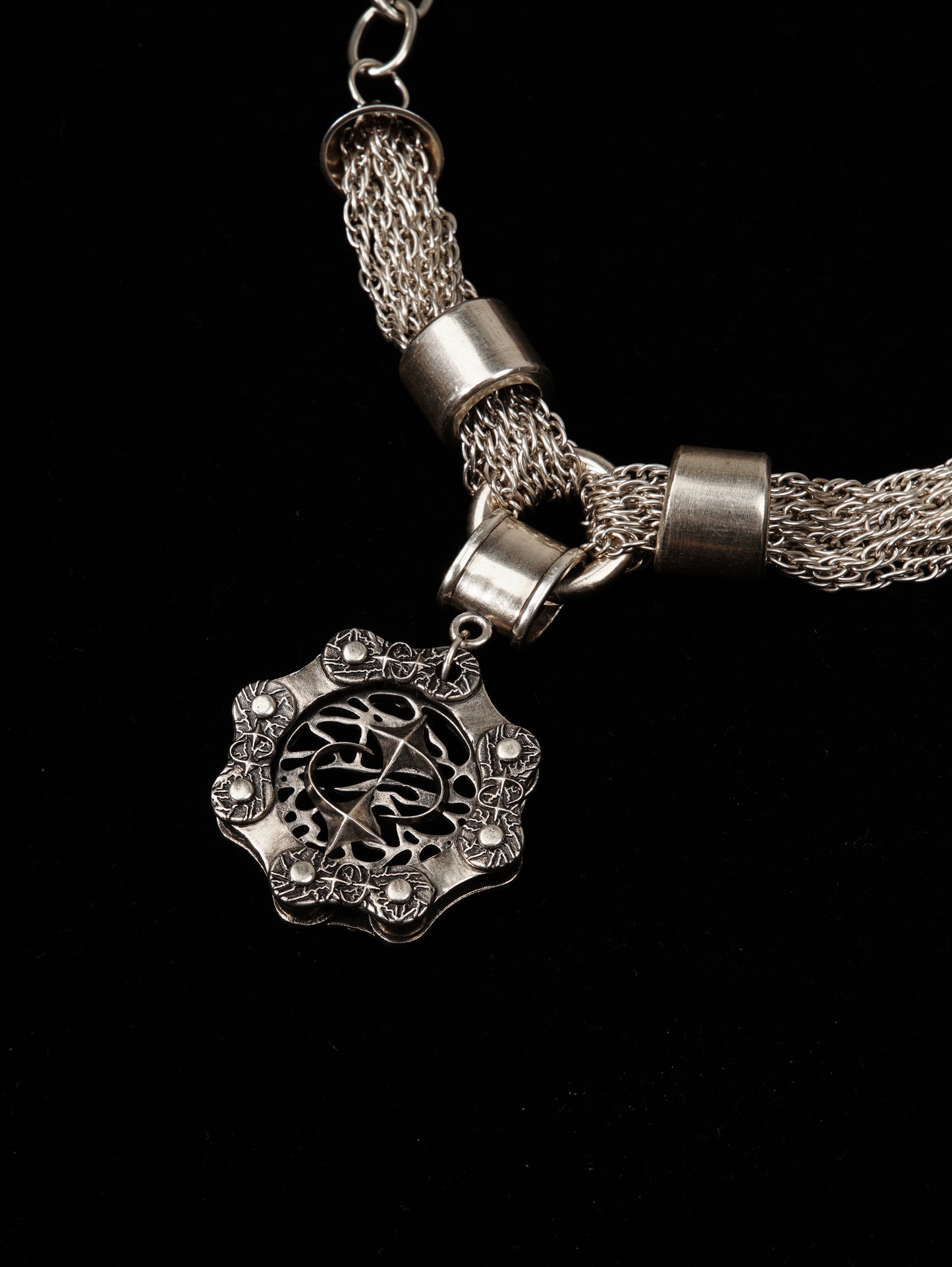 CHAIN SPARKLE PENDANT NECKLACE VINTAGE