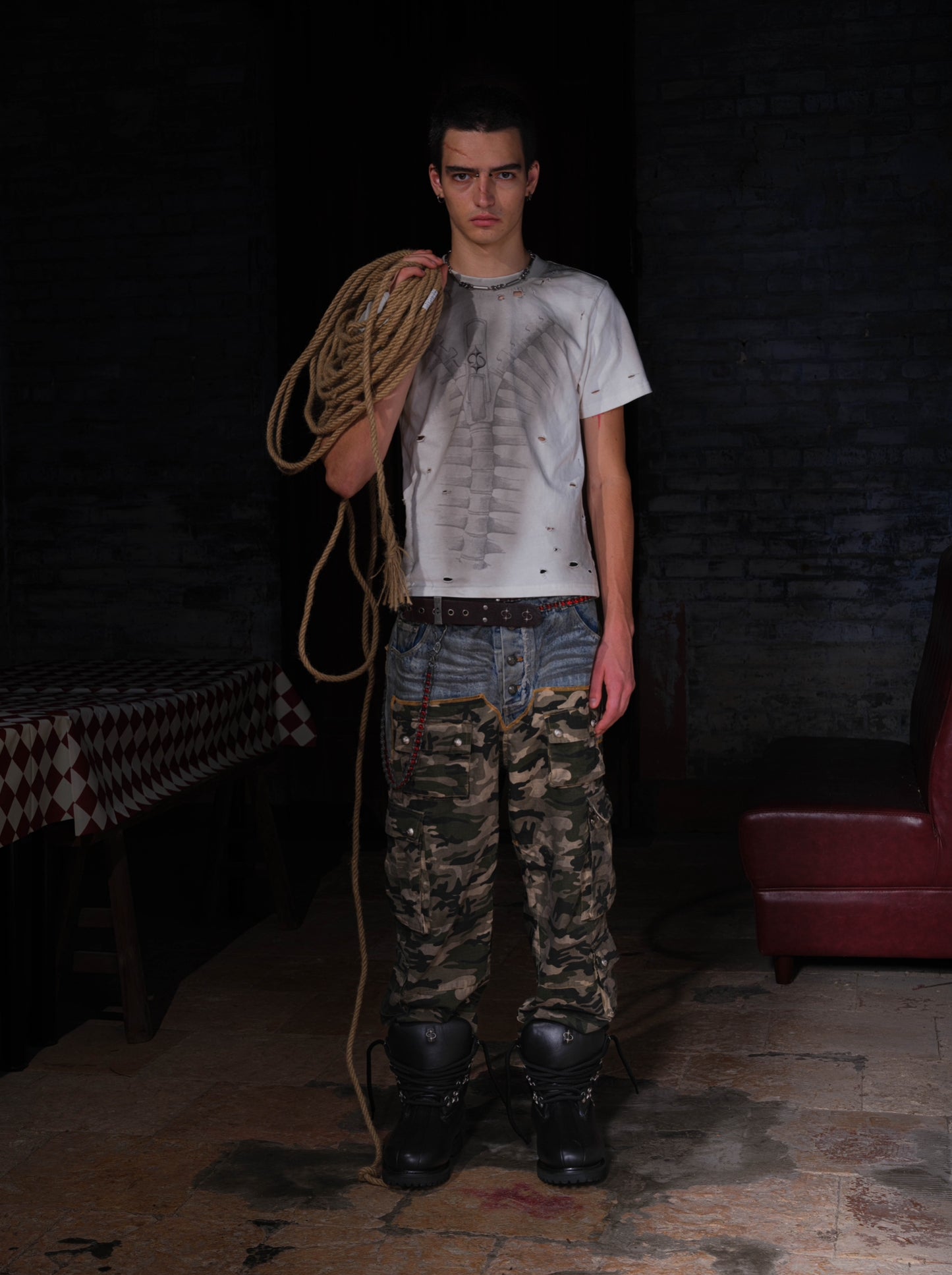 LE LOSANGE CAMO JEANS
