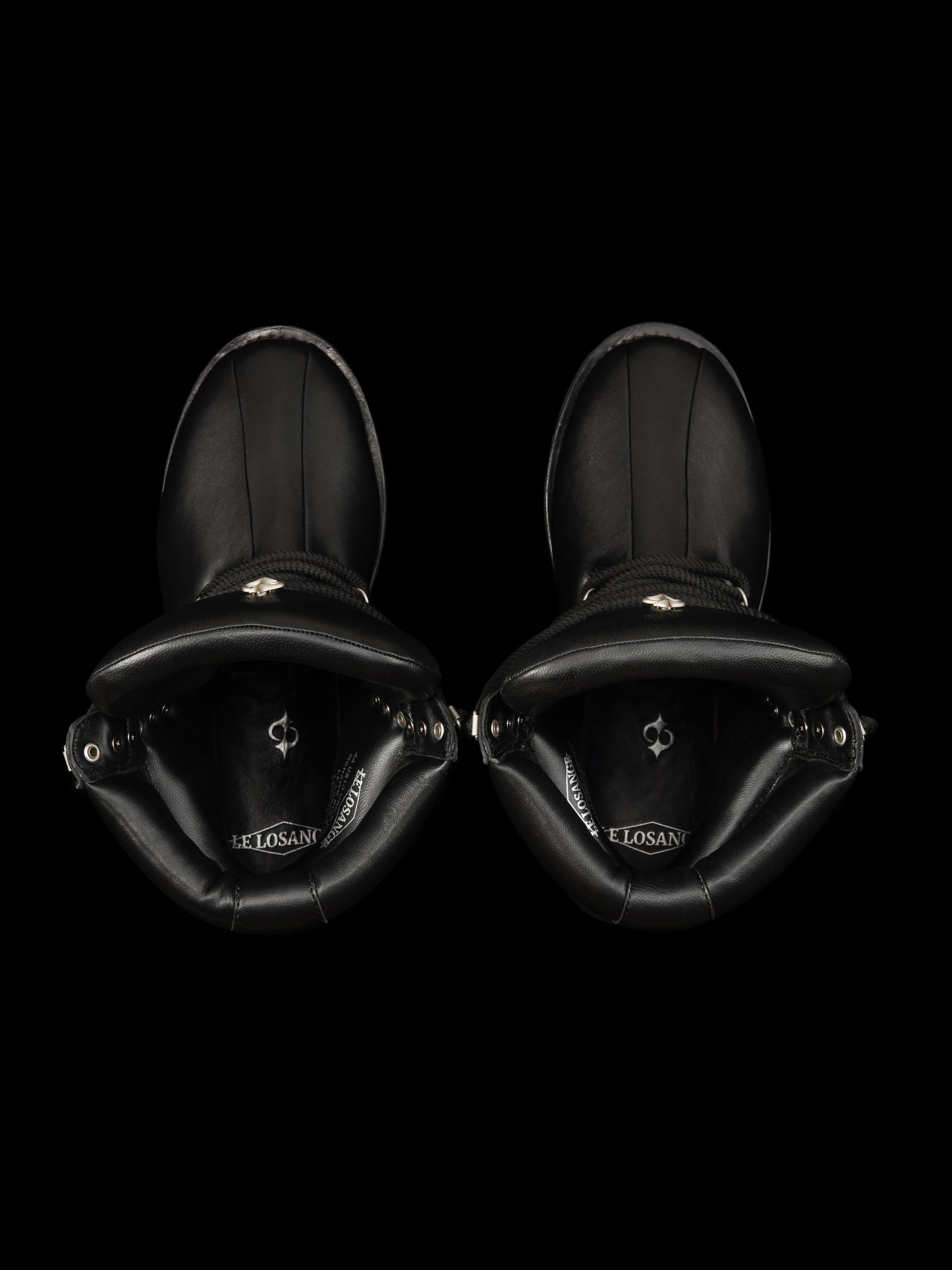 LE LOSANGE MOHAWK BIG BOOTS BLACK